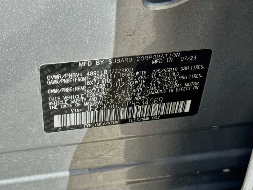 Used 2023 Silver Subaru Sport image 40