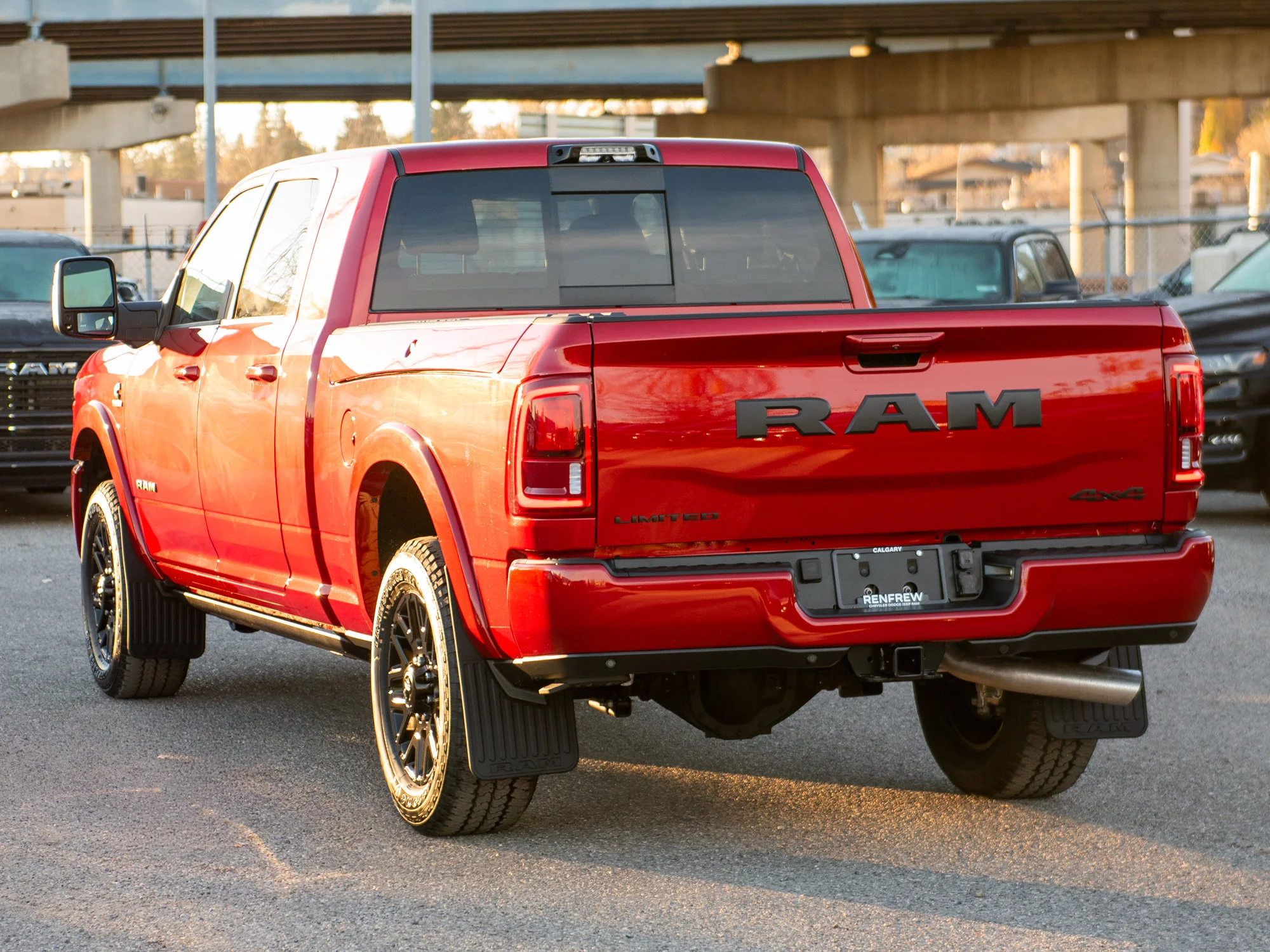 New 2027 Red RAM Limited Night* Mega Cab 4x4, Sunroof, Passenger Screen, Tow-Tech Plus Group image 5