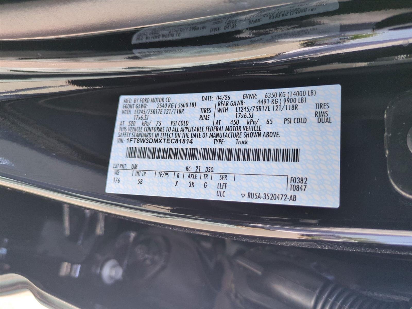 New 2026 Agate Black Metallic Ford F-350® Lariat® image 41