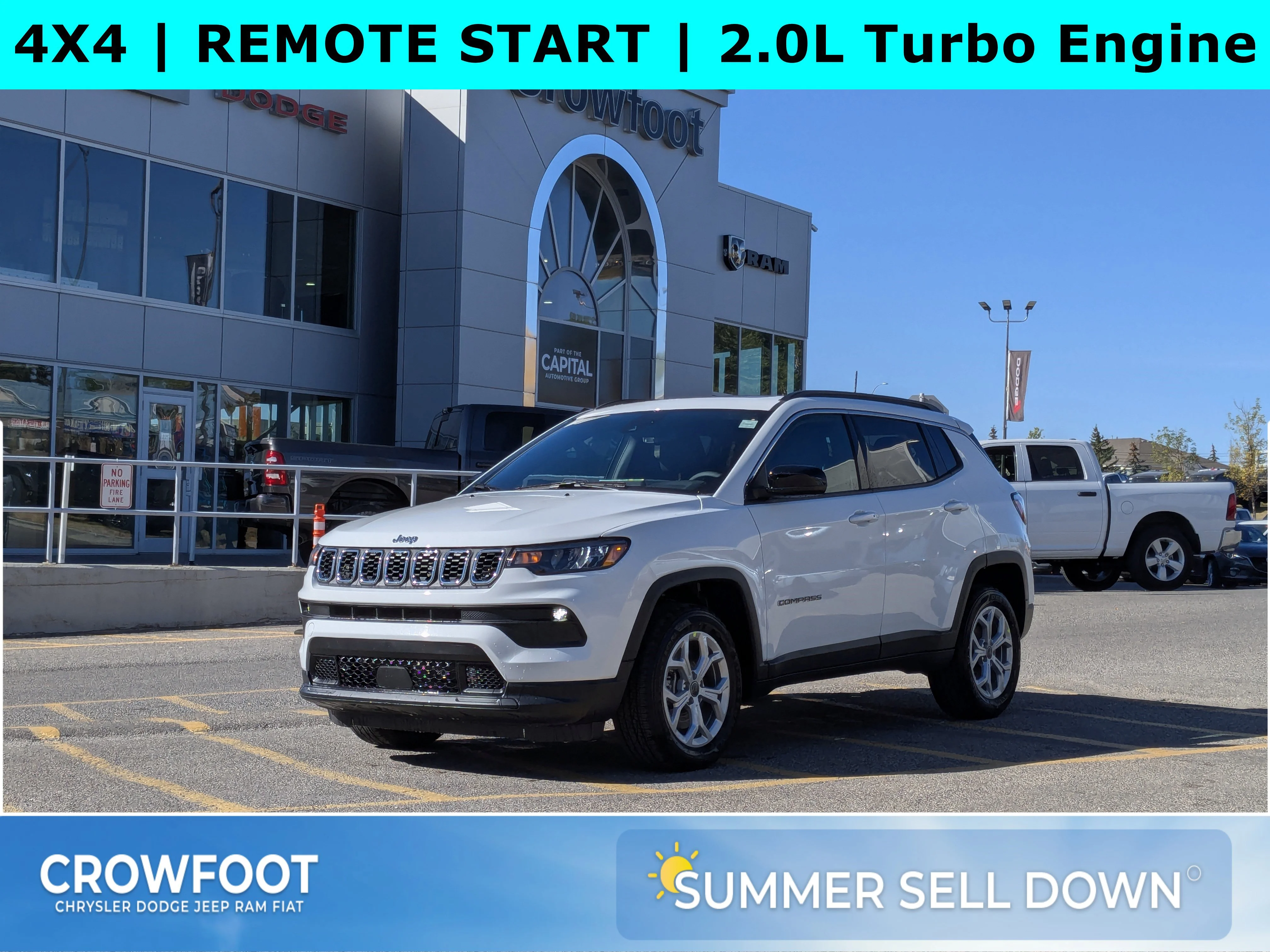 New 2026 White Jeep North - Panoramic Sunroof - Alpine Audio -  Adaptive Cruise - Power Liftgate & Tons More! image 1