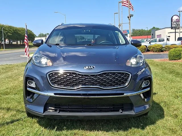 Used 2020 Blue Kia EX image 2
