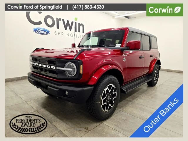New 2026 Ruby Red Metallic Tinted Clearcoat Ford Outer Banks® image 1
