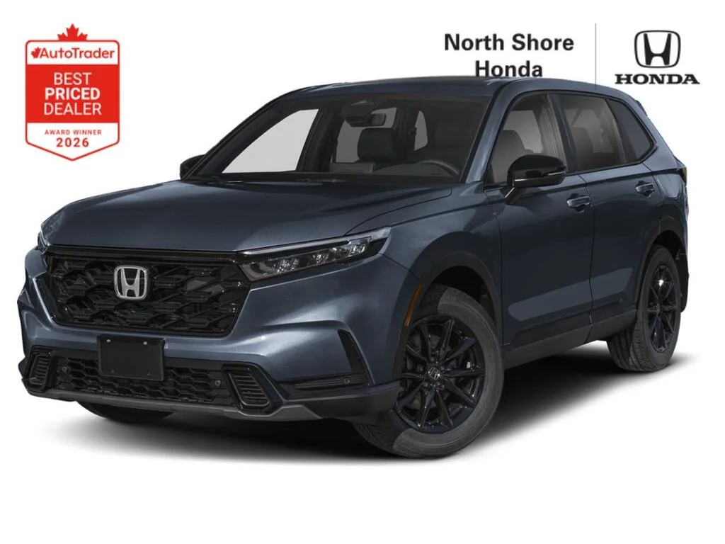 New 2026 Meteoroid Gray Metallic Honda EX-L HYBRID Comfort and efficiency — beautifully c image 1