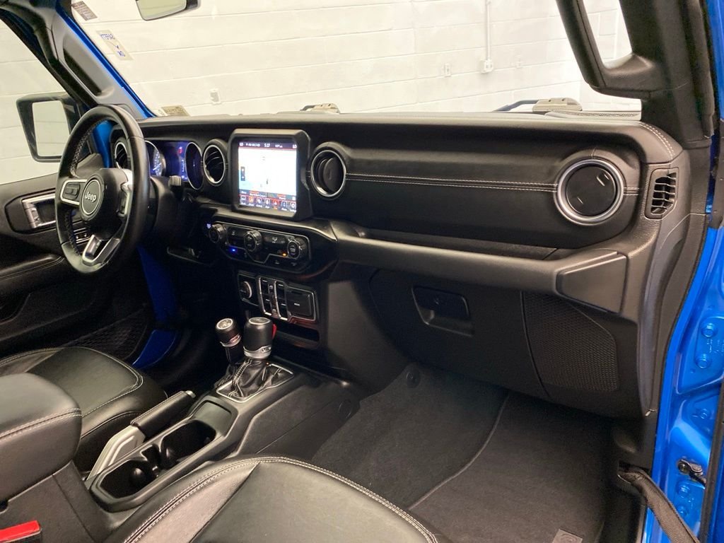 Used 2022 Blue Jeep Unlimited Sahara 4xe image 28
