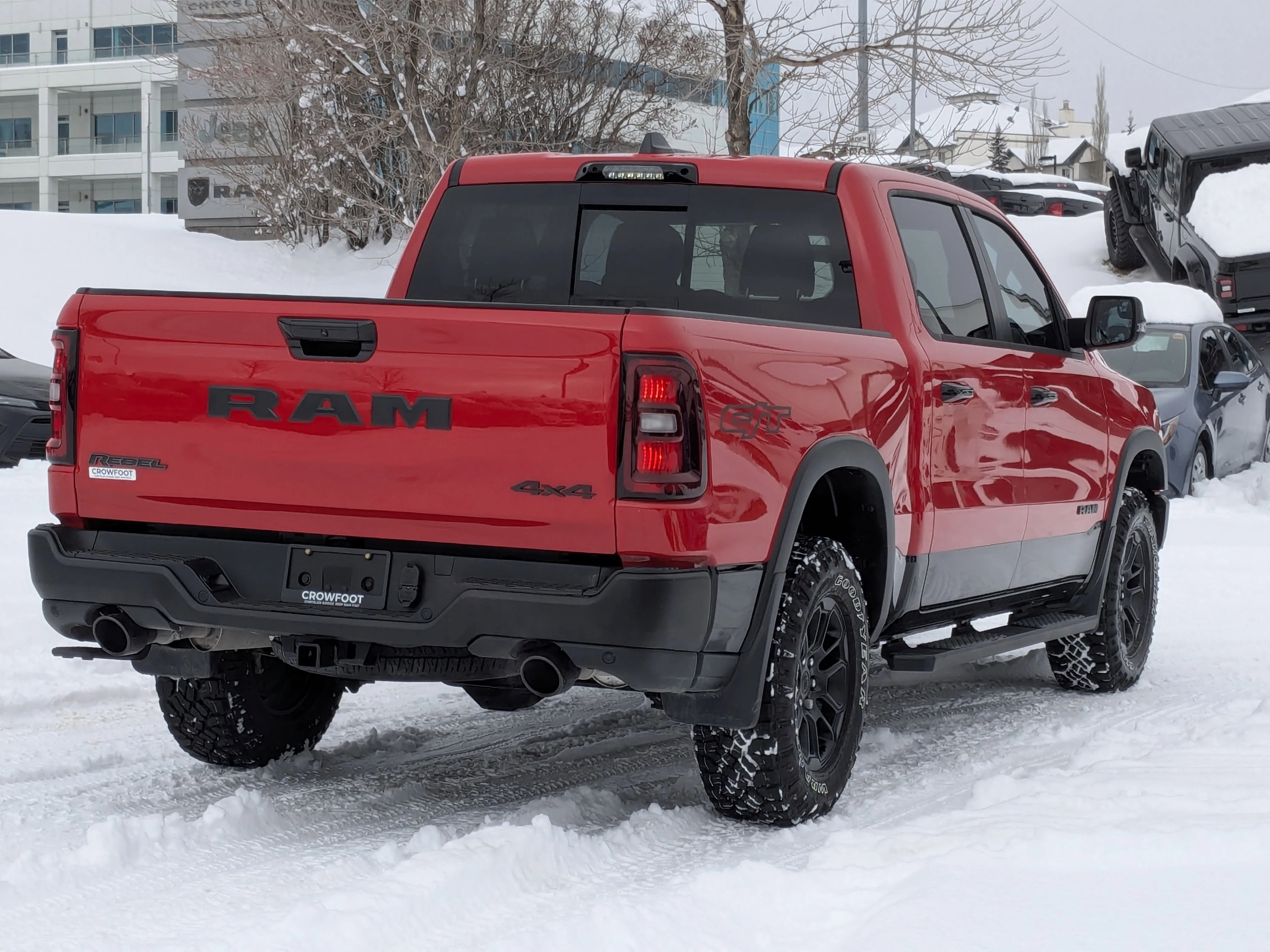 Used 2025 Red RAM Rebel - Rebel Level II Grp - Dual-Pane Sunroof - G/T Pkg - Tech Pkg - Bed Utility Grp - LOADED! image 8