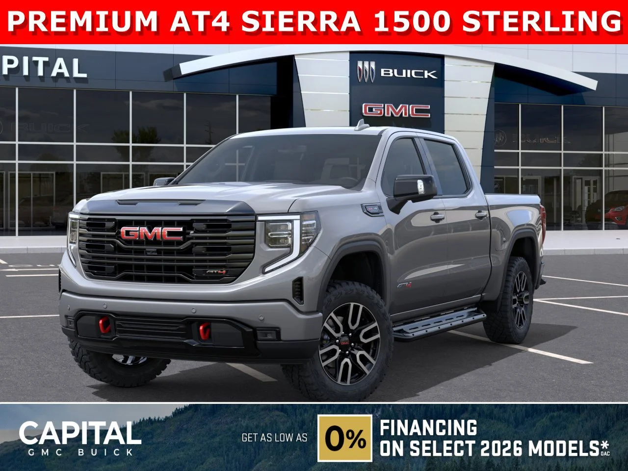 New 2026 STERLING METALLIC GMC AT4 image 1