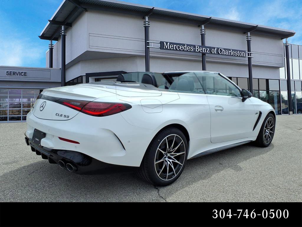 New 2026 MANUFAKTUR Moonlight White Metallic Mercedes-Benz AMG® CLE 53 4MATIC+ Cabriolet image 23