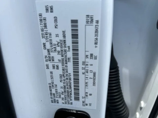 Used 2024 White Ford XLT image 31