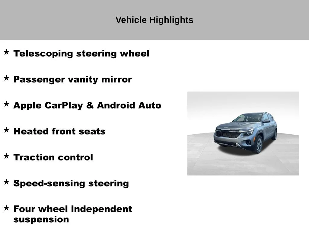 Certified Used 2024 Gray Kia S image 55