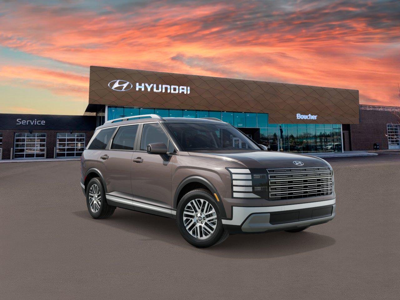 New 2026 Cast Iron Brown Pearl Hyundai SEL AWD image 2