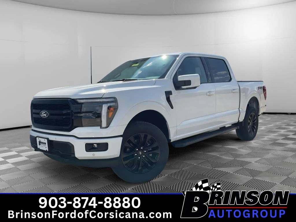 New 2026 Star White Metallic Tri-Coat Ford Lariat® image 1