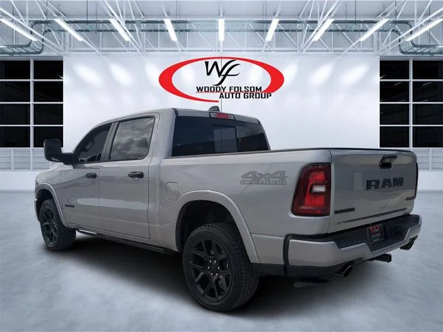 New 2025 Billet Silver Metallic Clear-Coat Exterior Paint RAM Laramie image 5