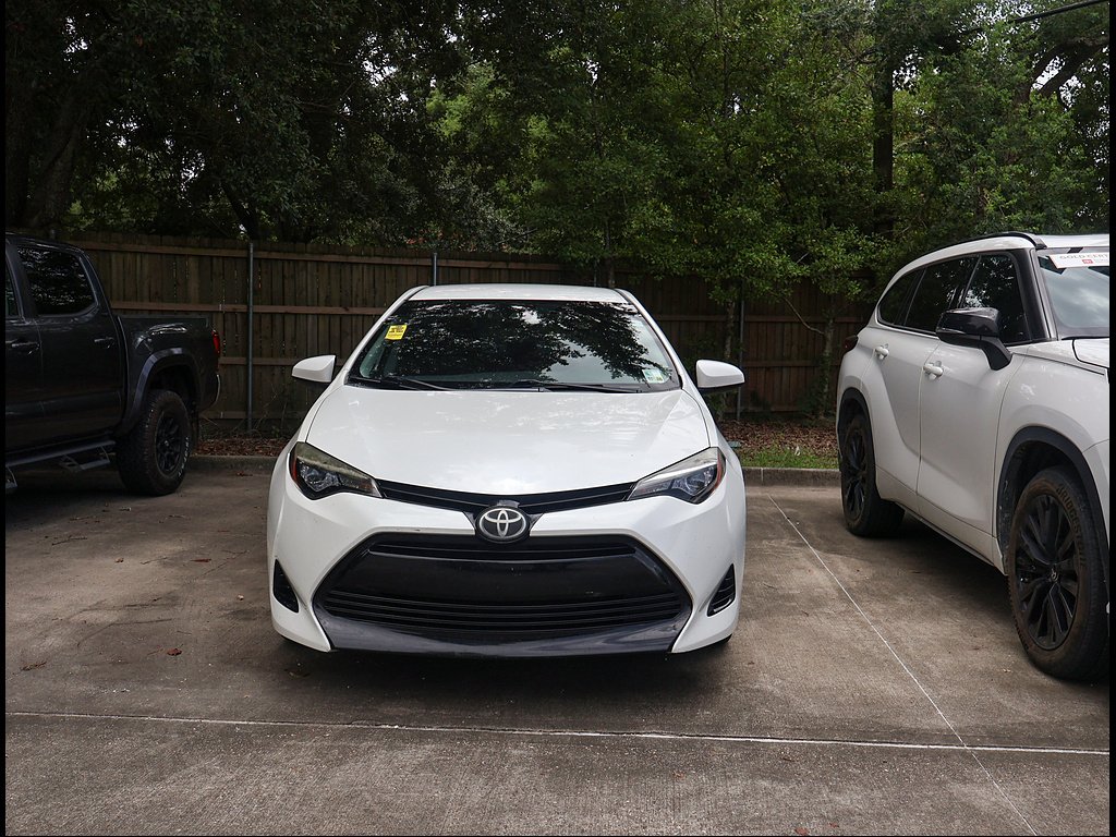 Used 2017 Super White Toyota LE image 2