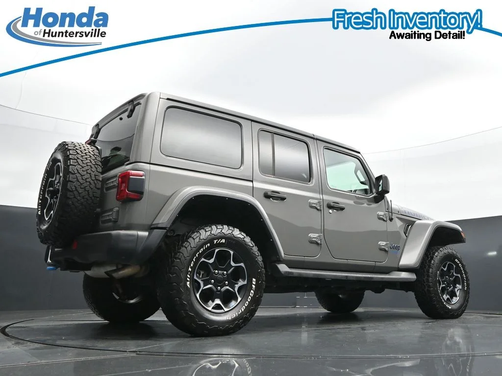 Used 2022 Gray Clearcoat Jeep Unlimited Rubicon 4xe image 39