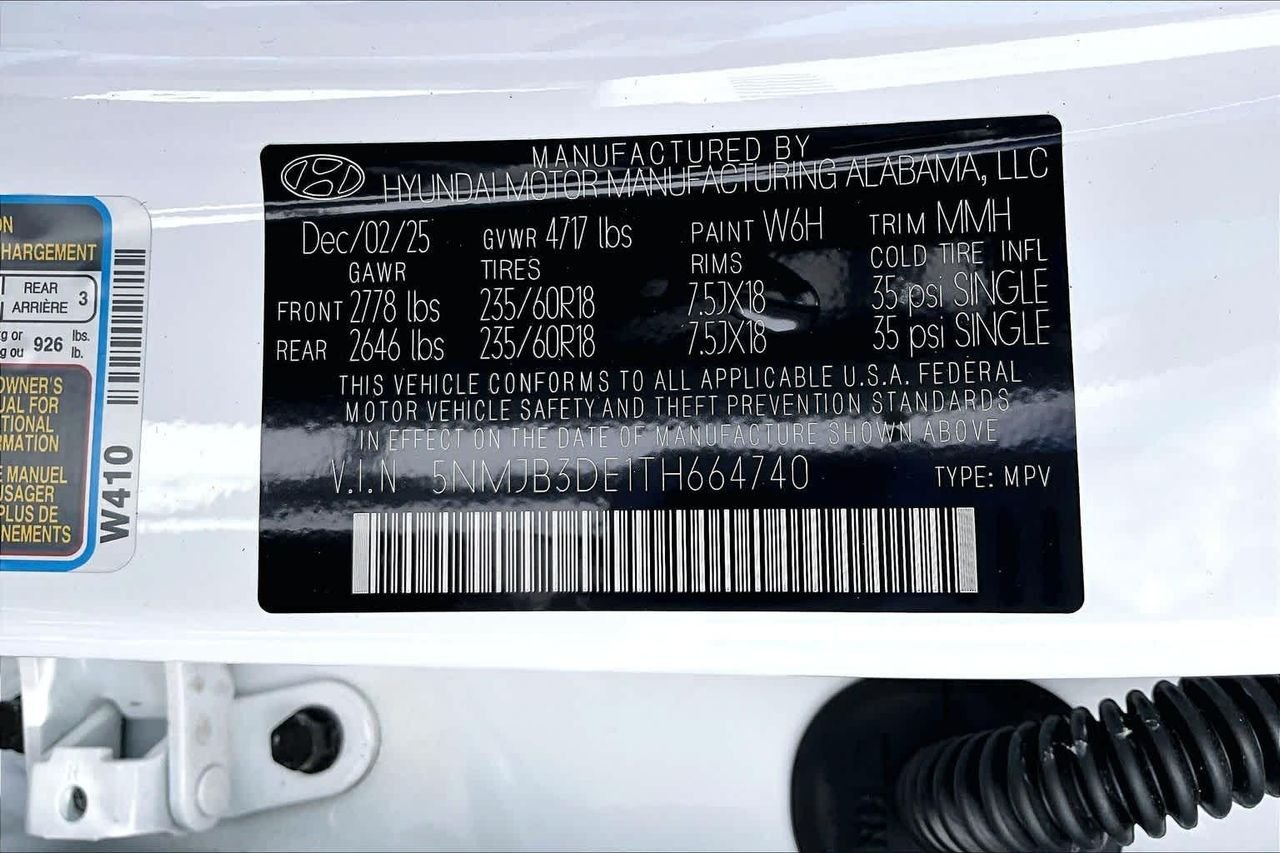 New 2026 Serenity White Pearl Hyundai SEL image 21