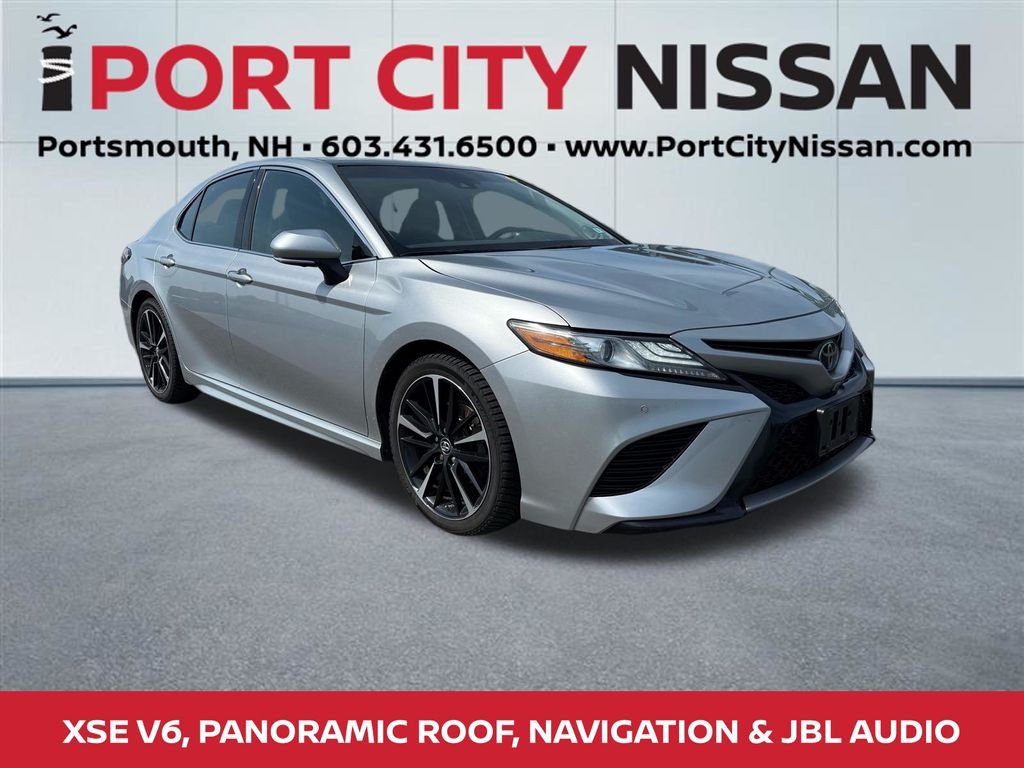 Used 2018 Celestial Silver Metallic Toyota XSE V6 w/panoramic roof & jbl audio image 1