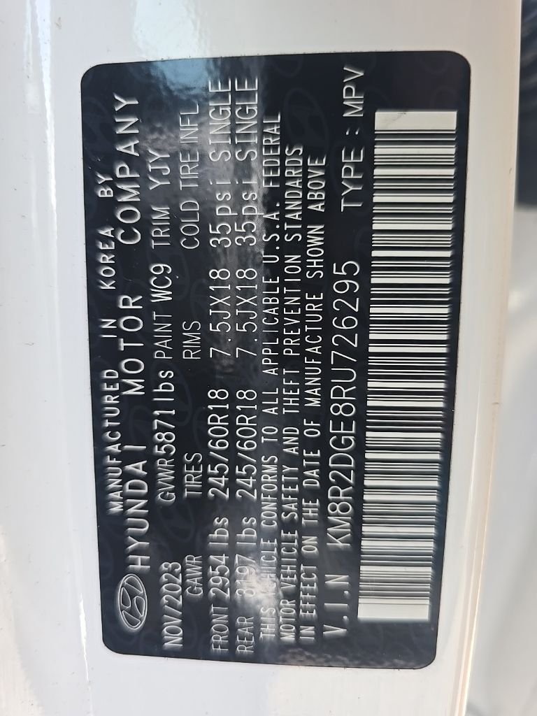Used 2024 White Hyundai SEL image 14