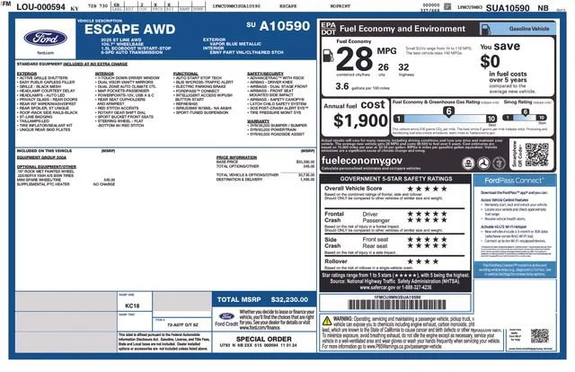 Used 2025 Vapor Blue Ford ST-Line image 5