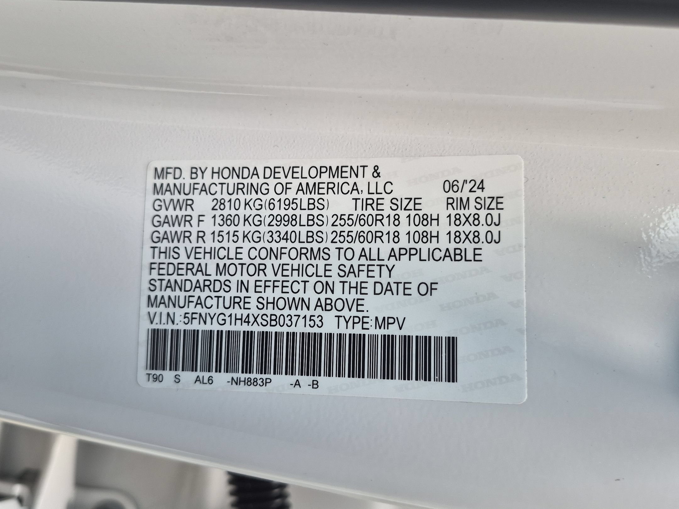 Certified Used 2025 Platinum White Pearl Honda EX-L image 34