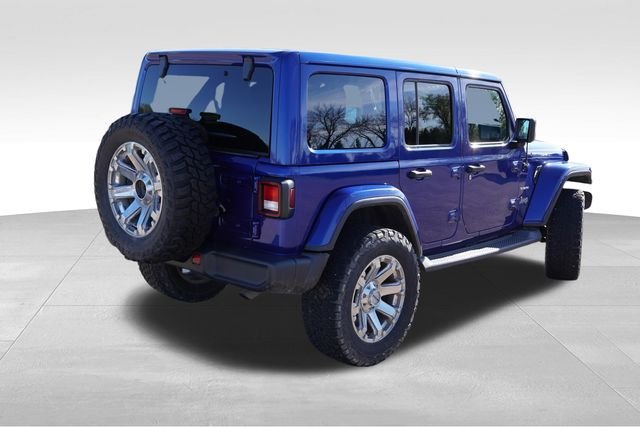 Used 2019 Blue Jeep Unlimited Sahara image 5