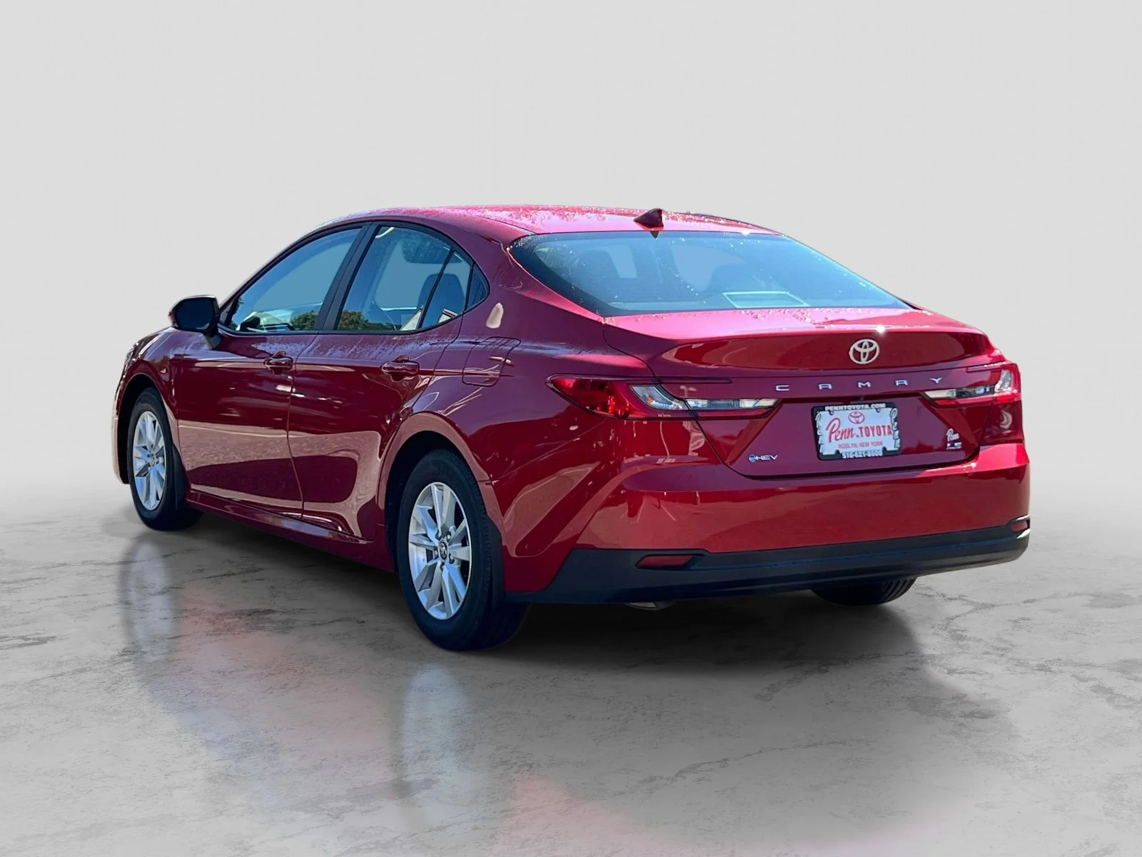 Used 2025 SUPERSONIC RED Toyota LE image 8