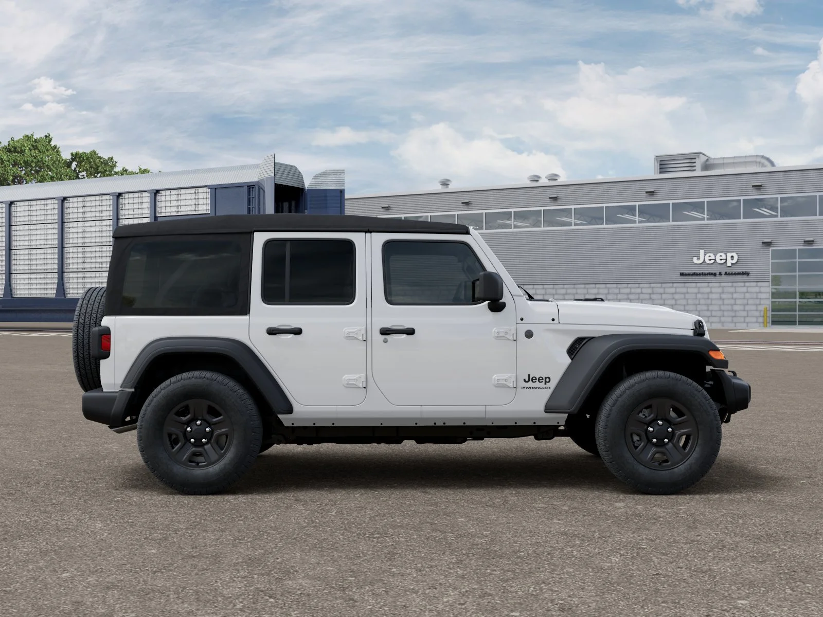 New 2026 Bright White Clear-Coat Exterior Paint Jeep Sport image 21