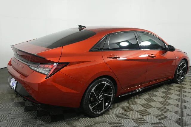 Used 2021 Lava Orange Hyundai N Line image 3