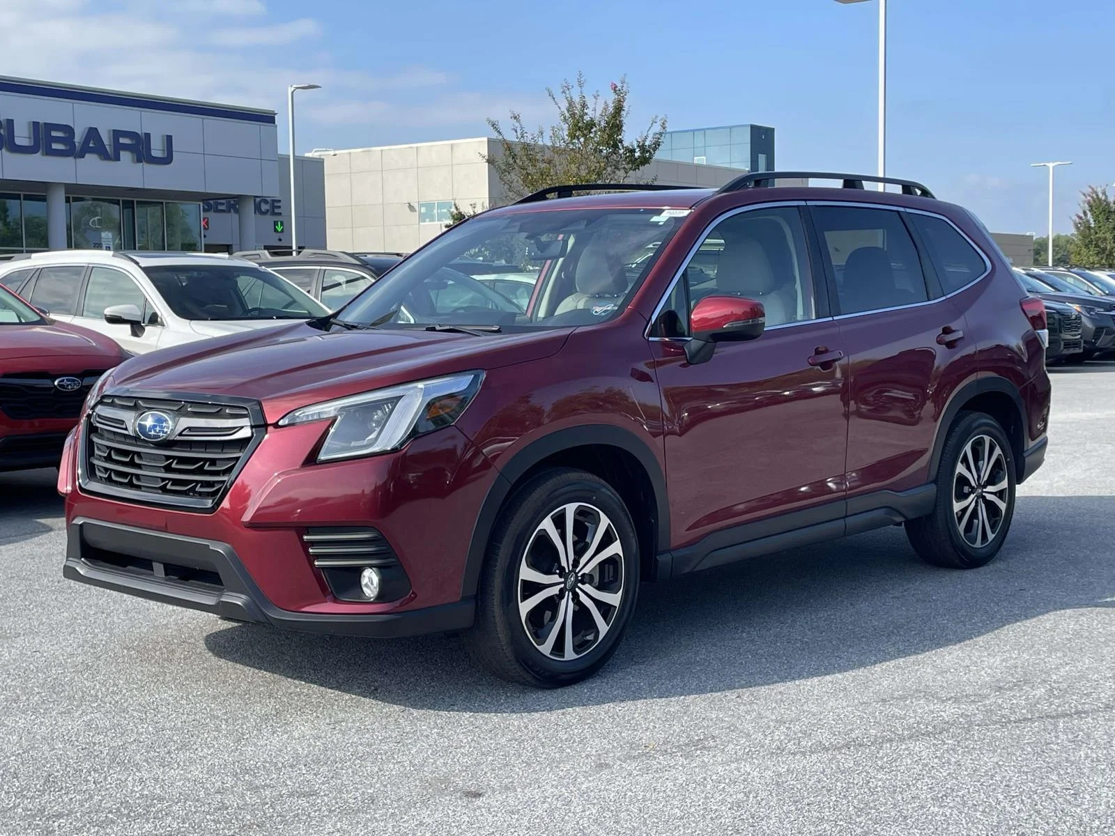 Used 2023 Crimson Red Pearl Subaru Limited image 27