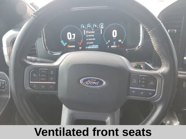 Used 2022 White Metallic Ford Lariat image 21