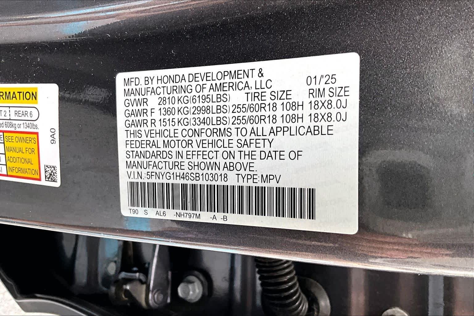 Certified Used 2025 Modern Steel Metallic Honda EX-L image 32