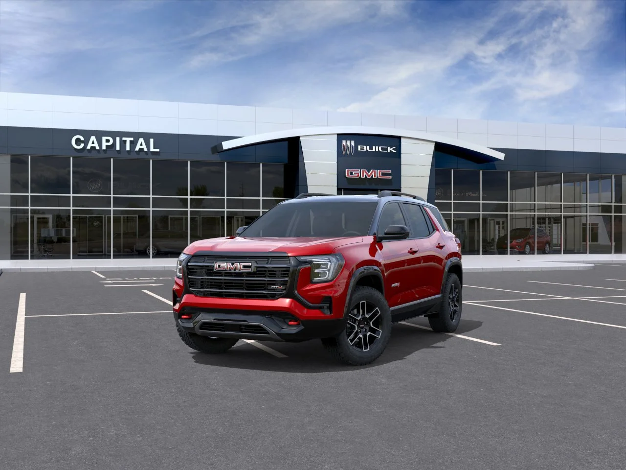 New 2027 Volcanic Red Tintcoat GMC AWD AT4 image 8
