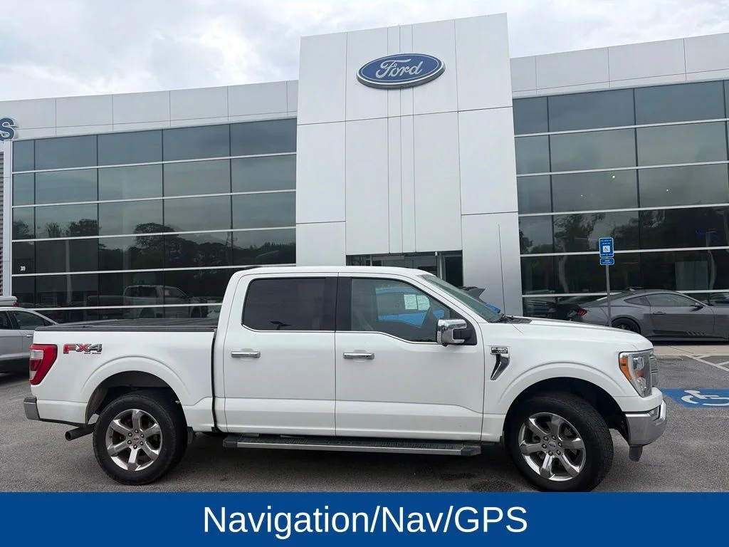 Used 2021 Star White Ford Lariat image 2