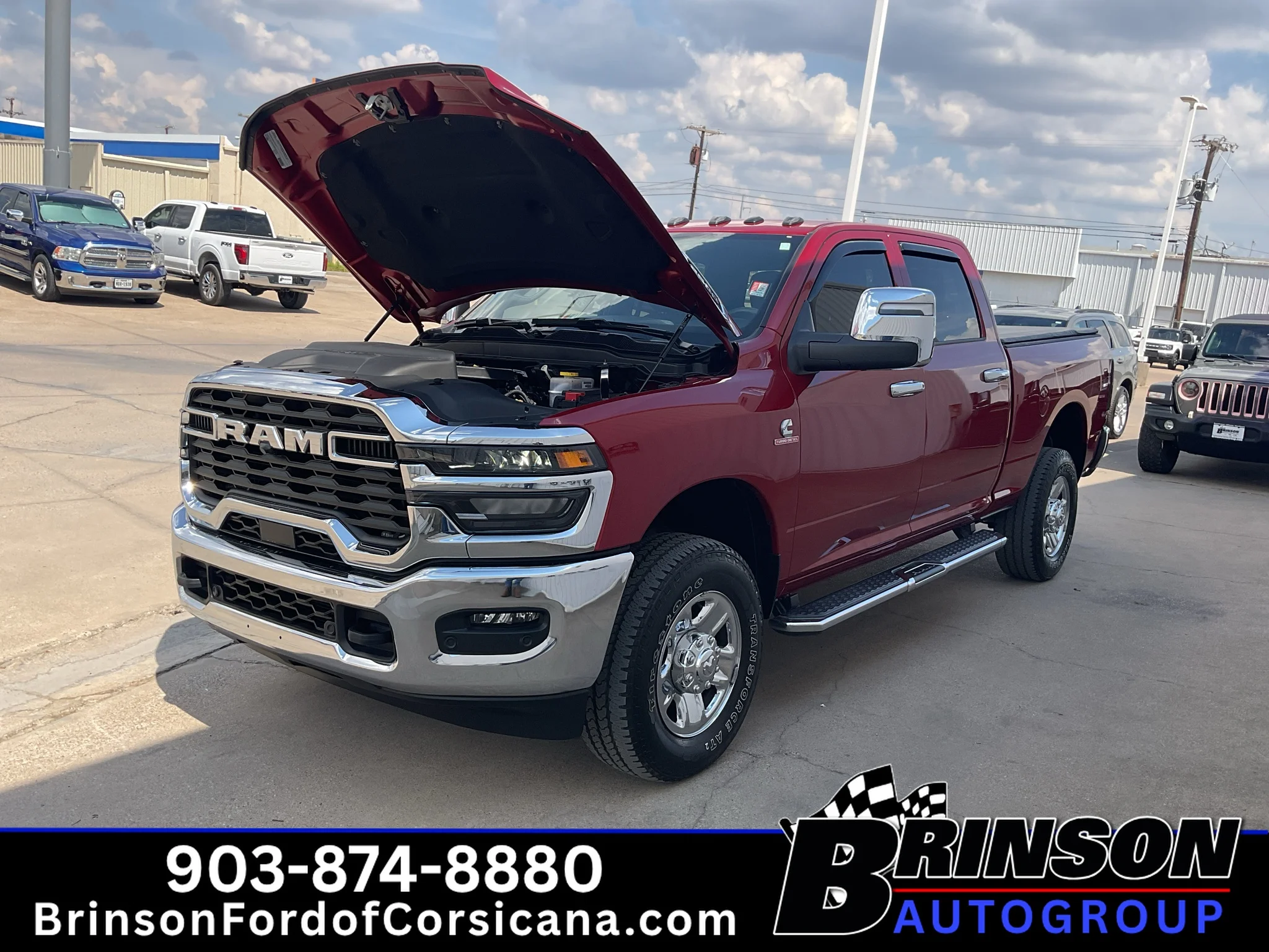 Used 2025 Molten Red Pearlcoat Ram Tradesman image 13