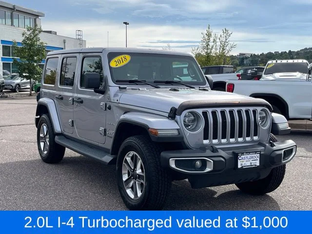 Used 2018 Silver Jeep Sahara 4x4 image 9