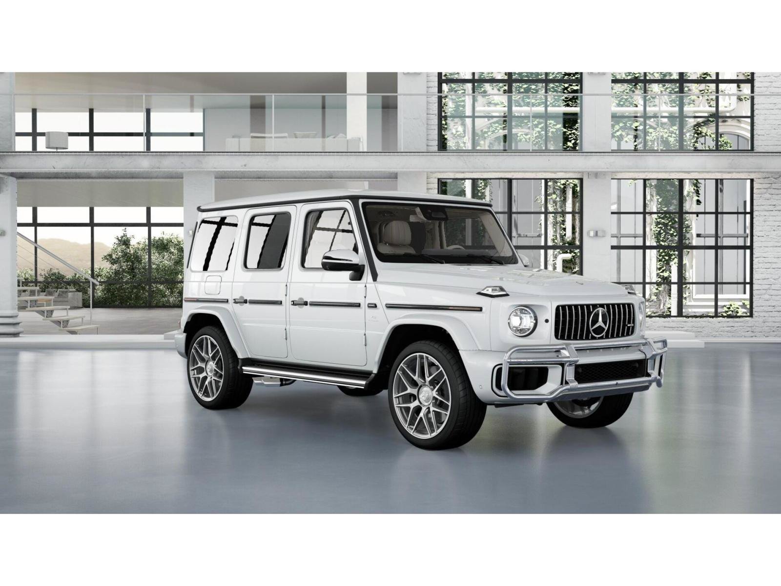 New 2027 MANUFAKTUR Moonlight White Metallic Mercedes-Benz AMG® G 63 SUV image 54