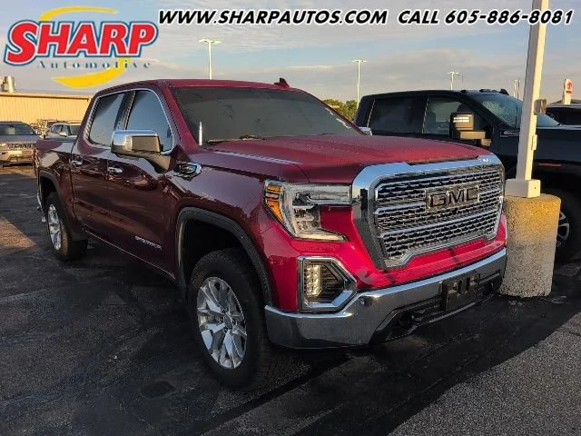 Used 2019 RED QUARTZ TINTCOAT GMC SLT image 1