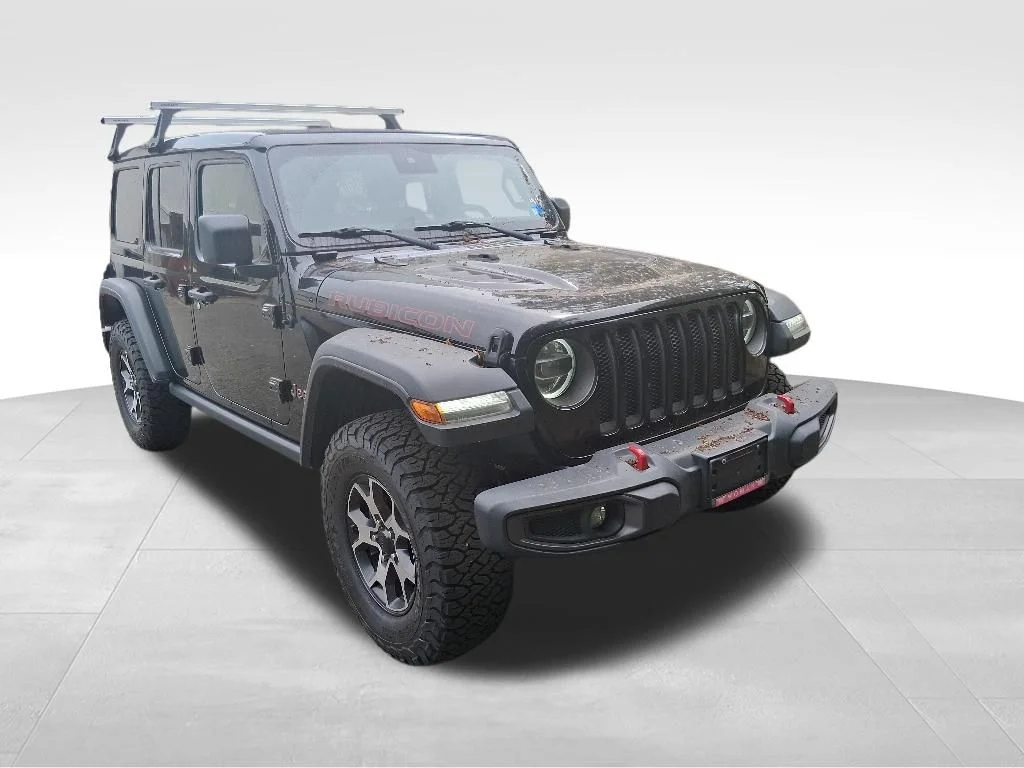 Used 2021 Black Jeep Unlimited Rubicon image 3