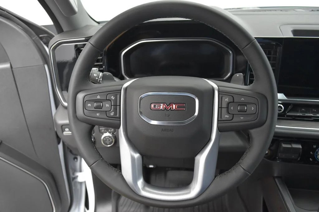 New 2026 Glacier White Tricoat GMC SLT image 9