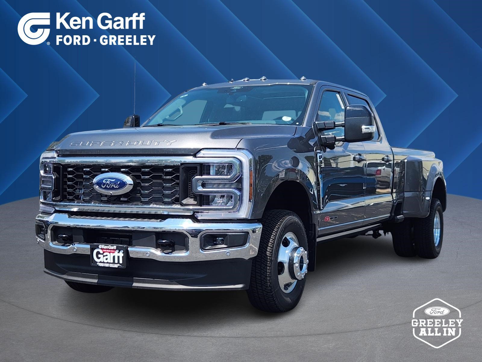 New 2026 Carbonized Gray Metallic Ford LARIAT image 1