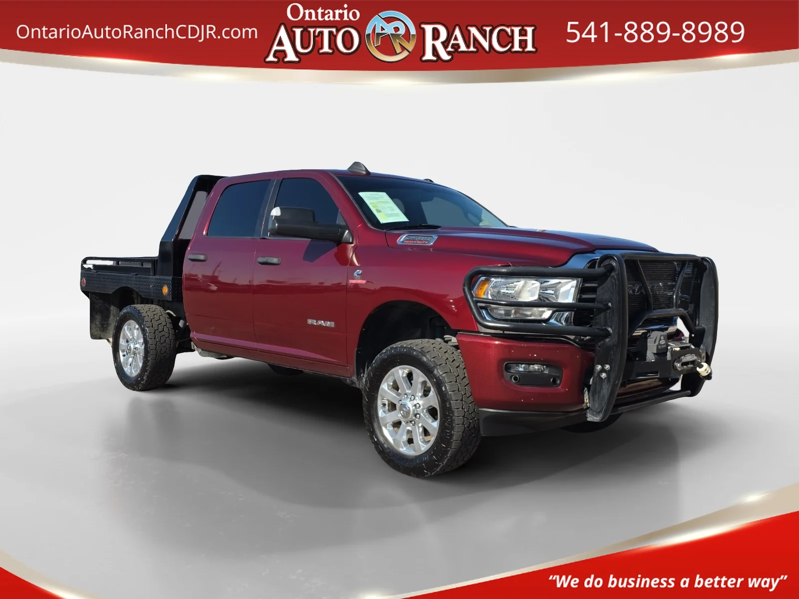 Used 2019 Delmonico Red Pearlcoat Ram Tradesman image 1