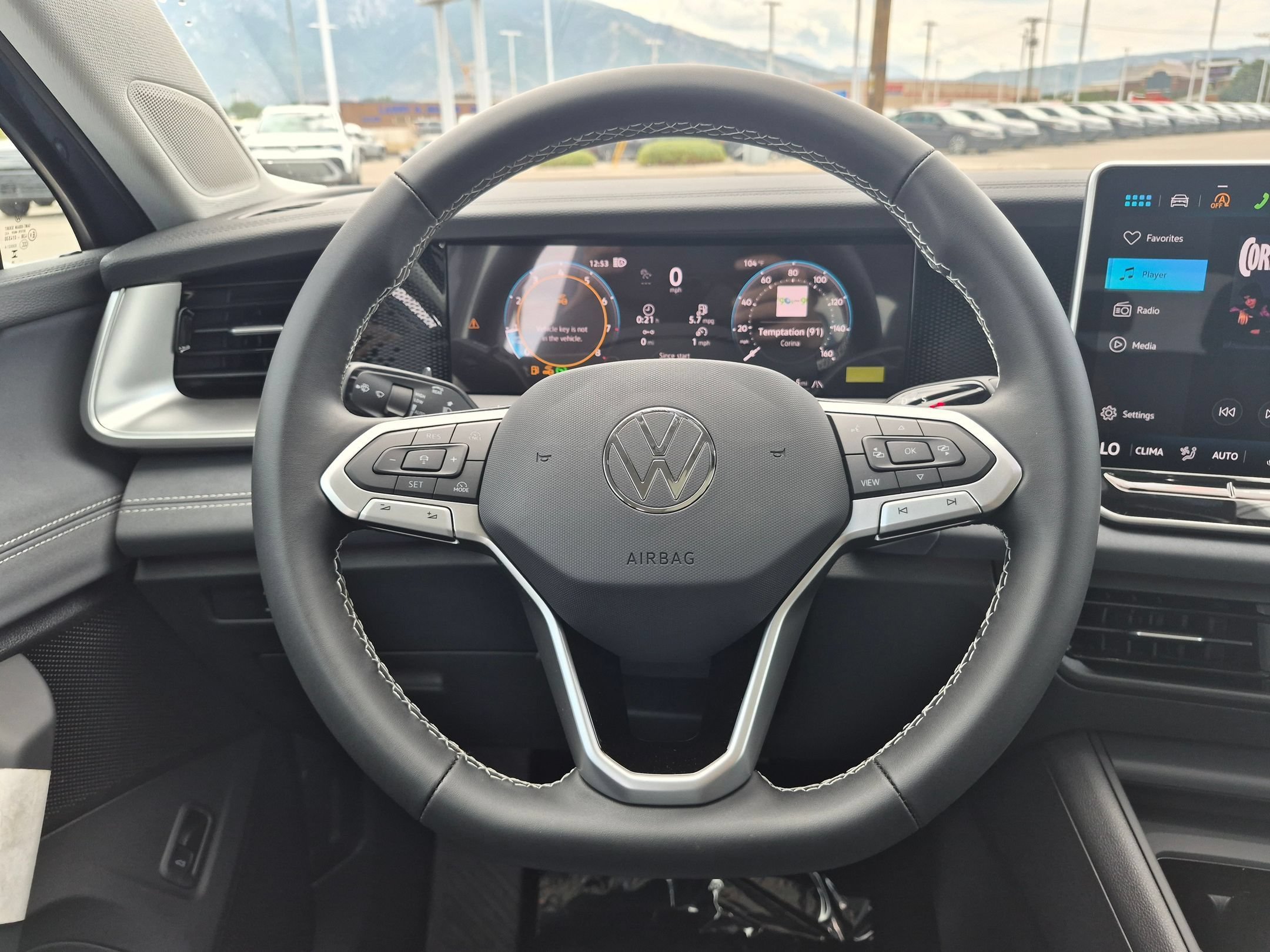 New 2026 Monterey Blue Pearl Volkswagen SE image 16