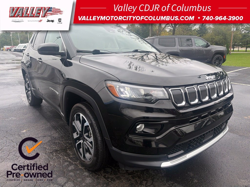 Certified Used 2022 Black Jeep Limited image 1