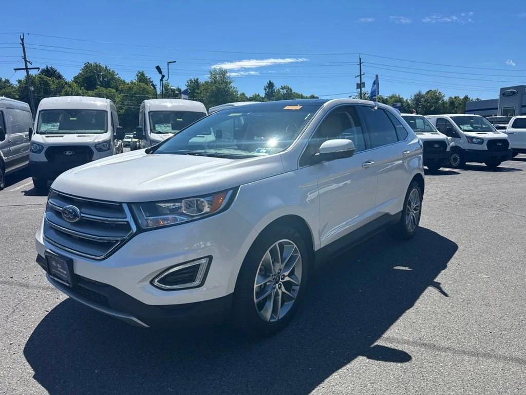 Used 2018 White Ford Titanium image 1