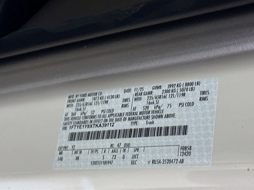 New 2026 Oxford White Ford Cargo Van image 28