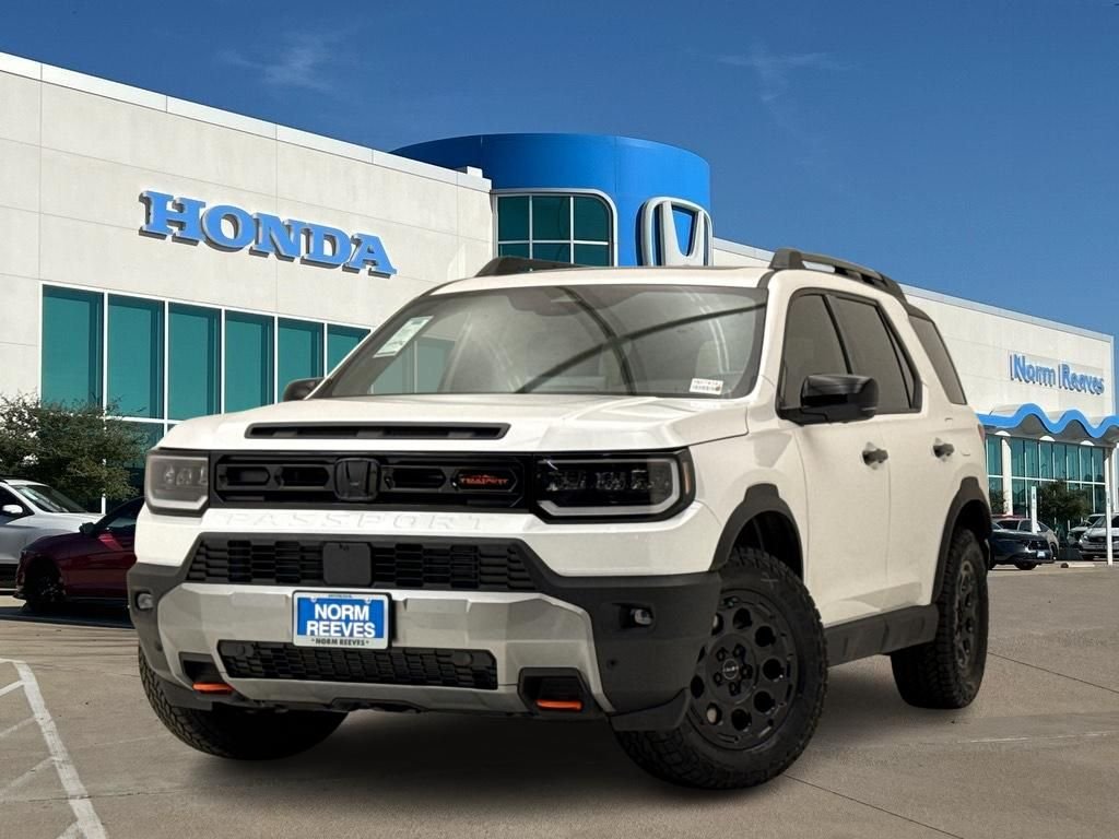 New 2026 Platinum White Pearl Honda TrailSport Elite Blackout image 1