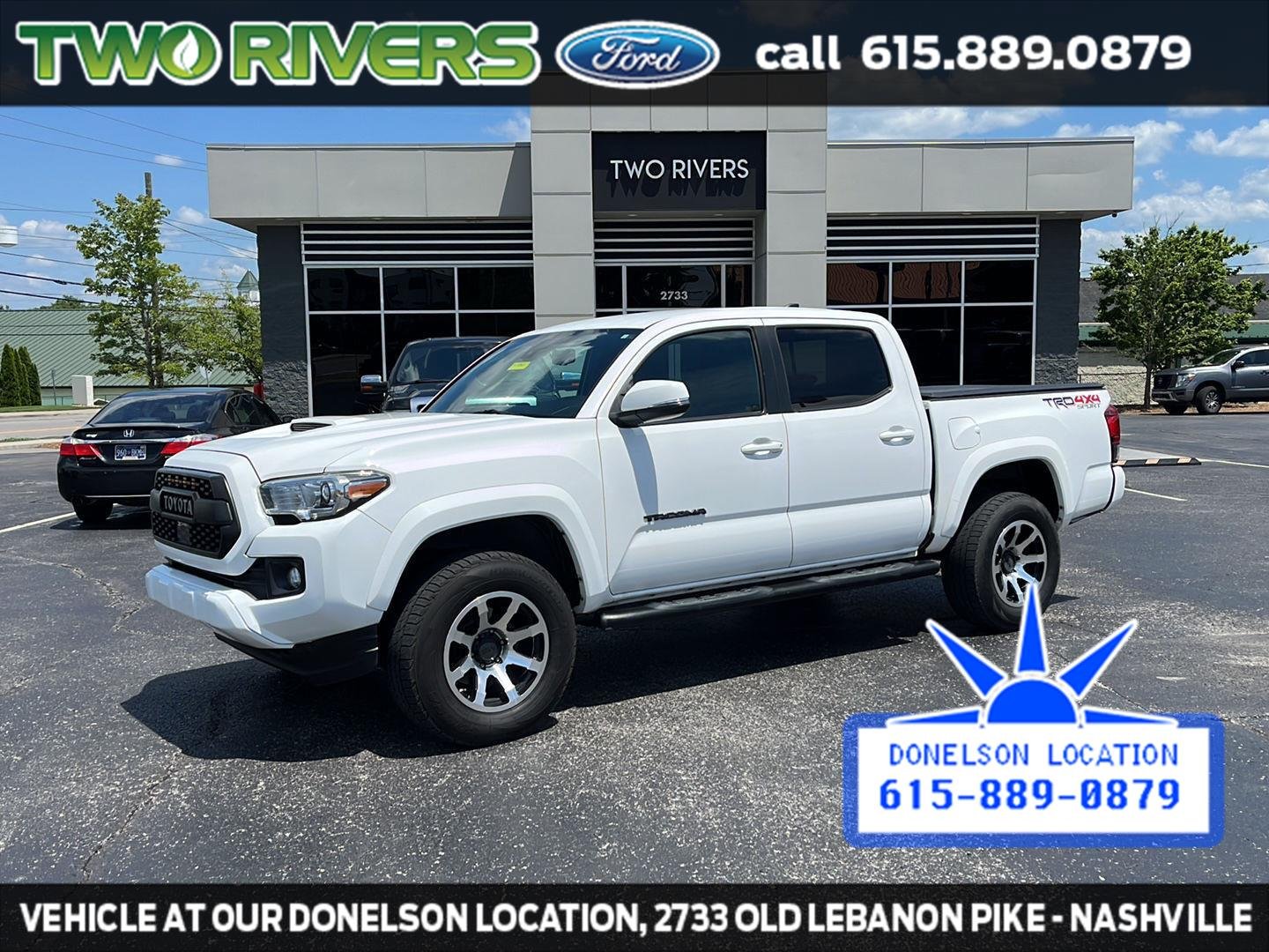 Used 2019 Super White Toyota TRD Sport image 1