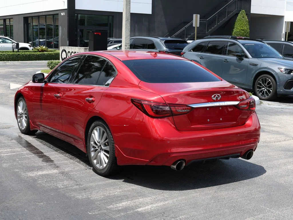 Used 2021 Red INFINITI 3.0t LUXE image 5