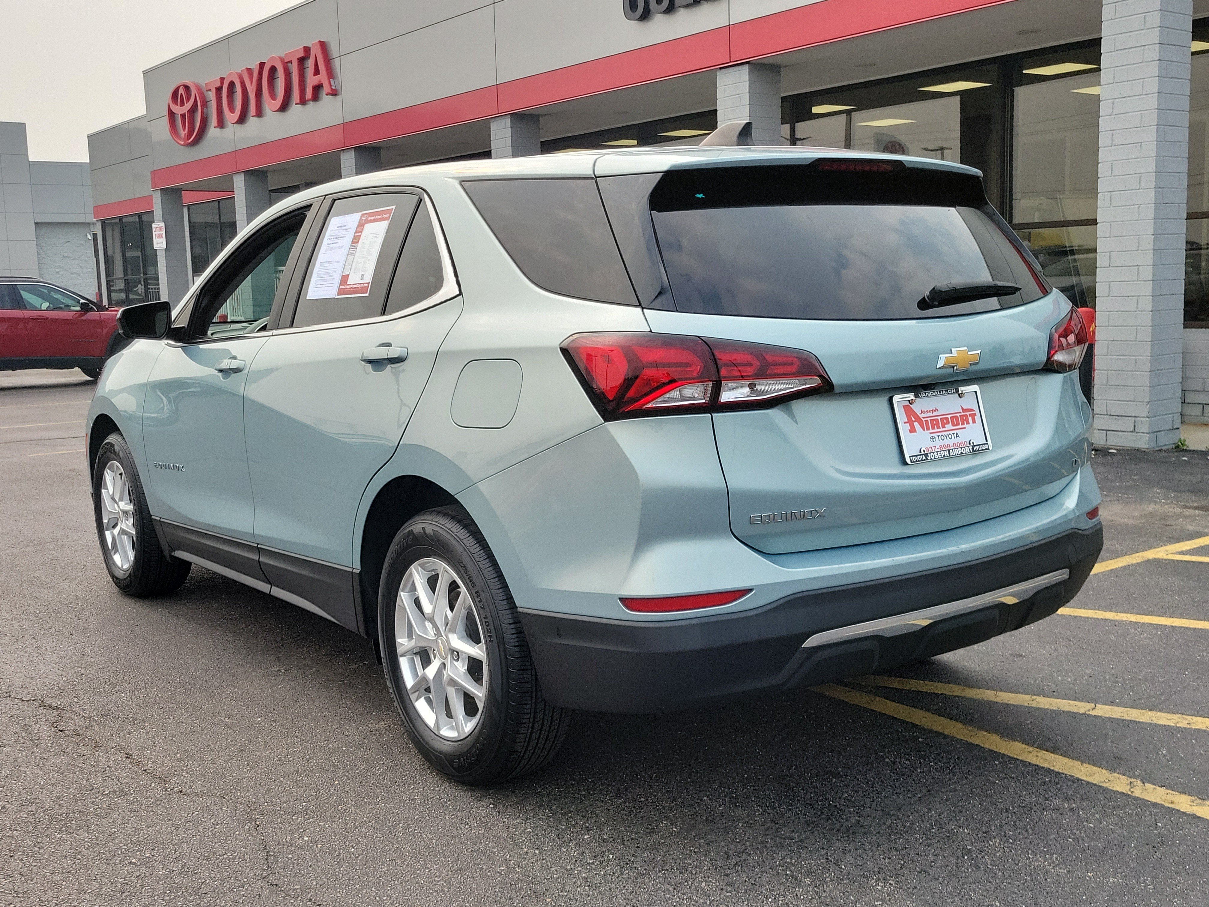 Used 2022 Seaglass Blue Metallic Chevrolet LT image 3