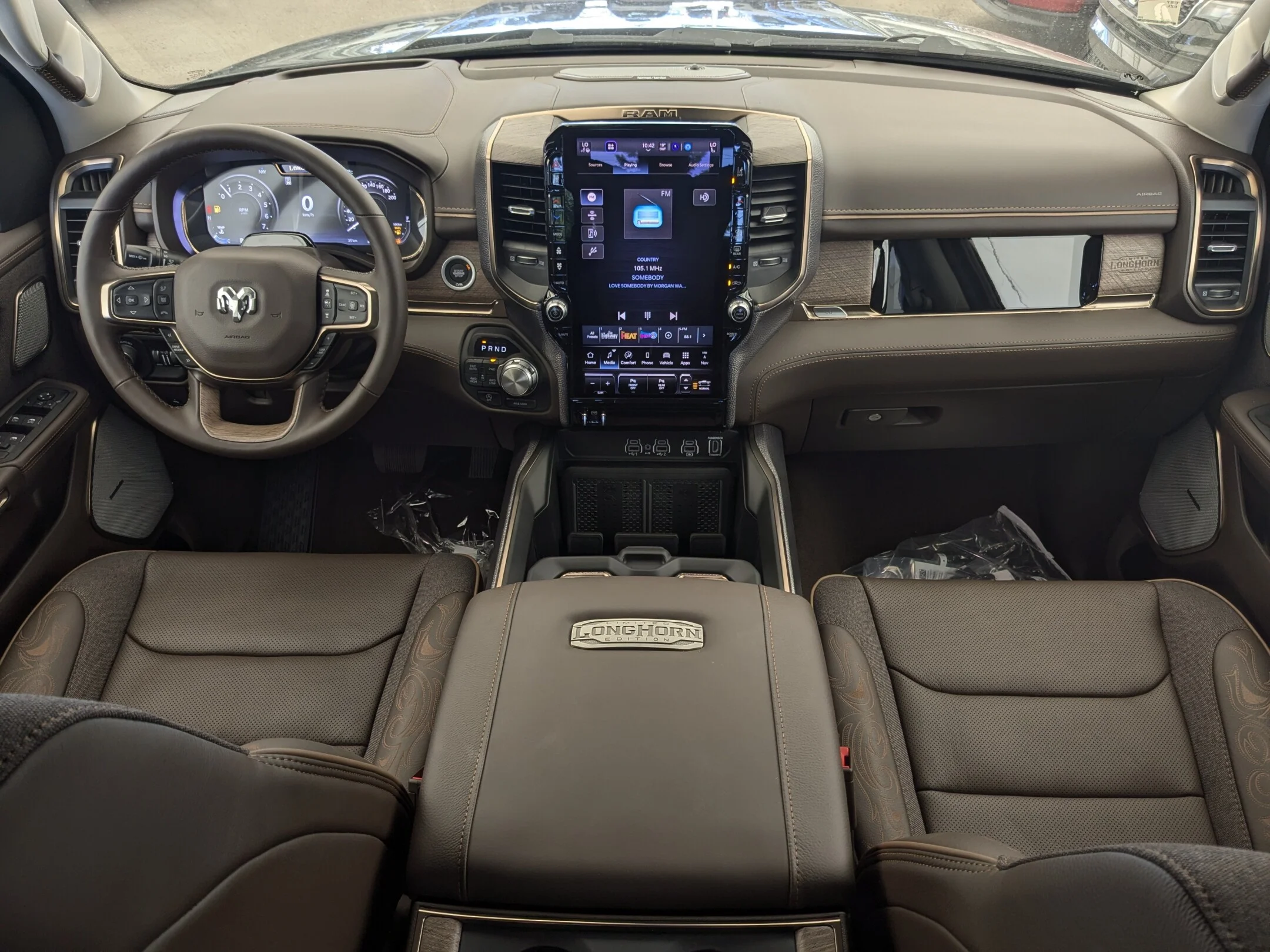 New 2026 Black RAM Limited Longhorn - - Level A Grp - Pano Sunroof - 14.4 Uconnect NAV - Head-Up Display & More! image 26