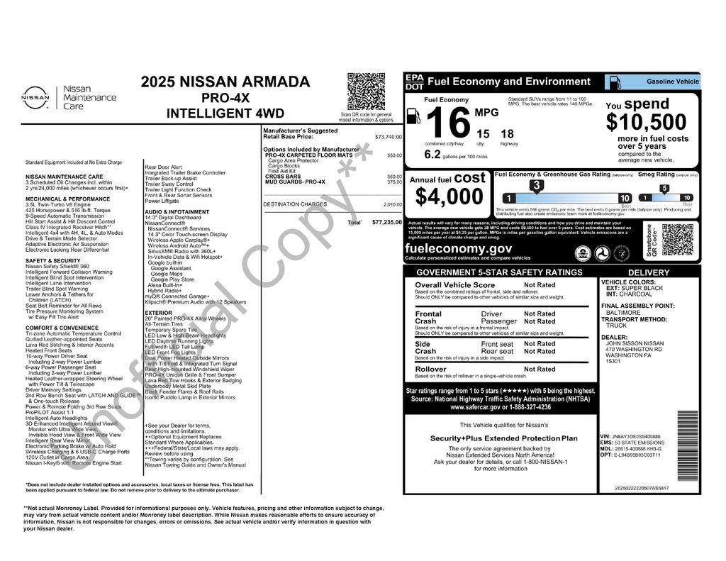 2025 Nissan Armada PRO-4X - Photo 6